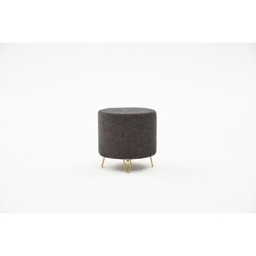 Hocker NANI Ø 40 cm Anthrazit