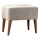 Hocker NIMO 46x50 cm cremefarben