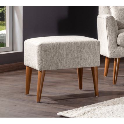 Hocker NIMO 46x50 cm cremefarben