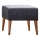 Hocker NIMO 46x50 cm grau