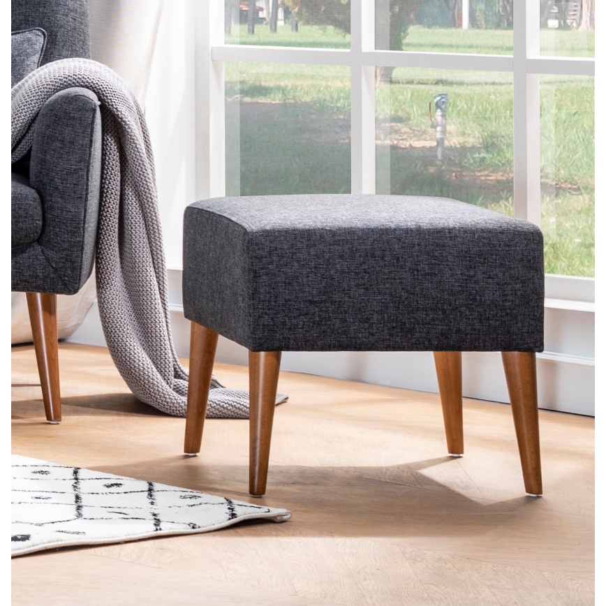Hocker NIMO 46x50 cm grau