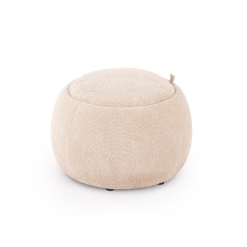 Hocker PAKS Ø 50 cm beige