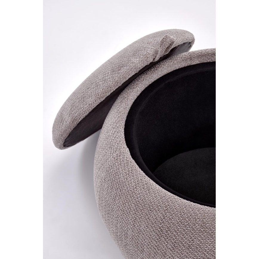 Hocker PAKS Ø 50 cm grau