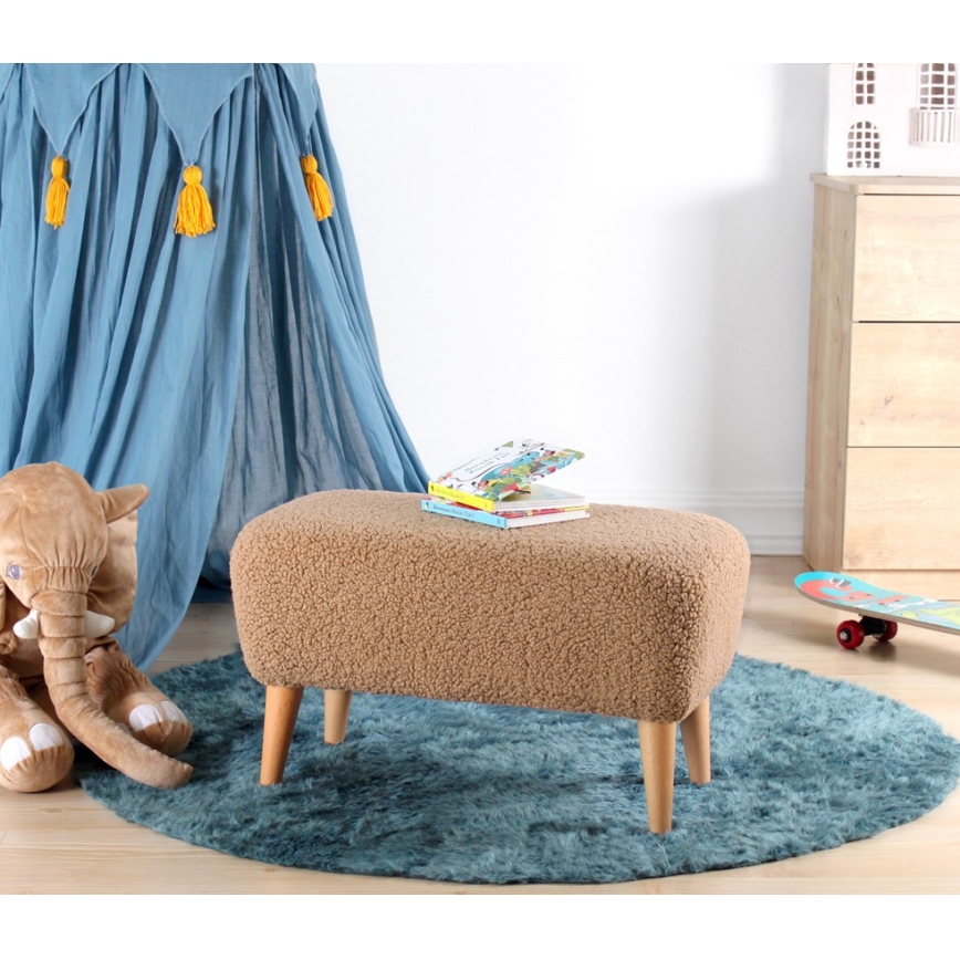 Hocker PIXI 32x61 cm braun