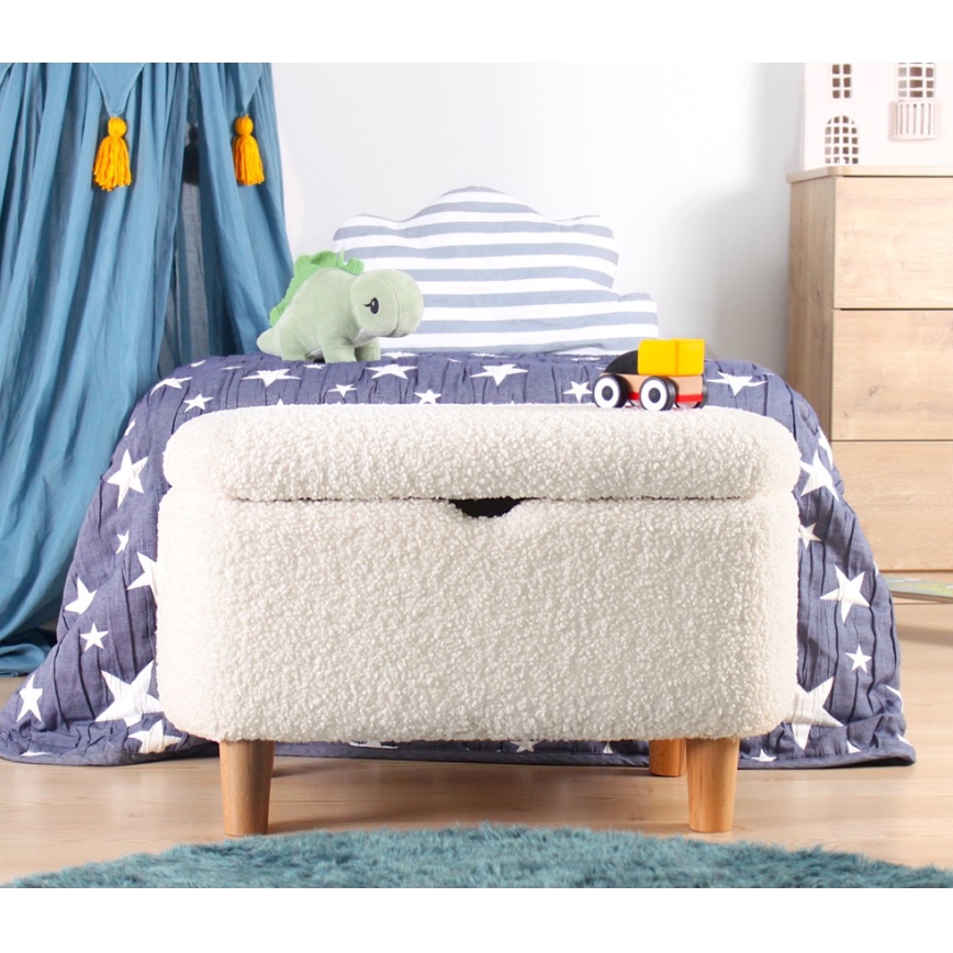 Hocker PIXI 37x61 cm weiß
