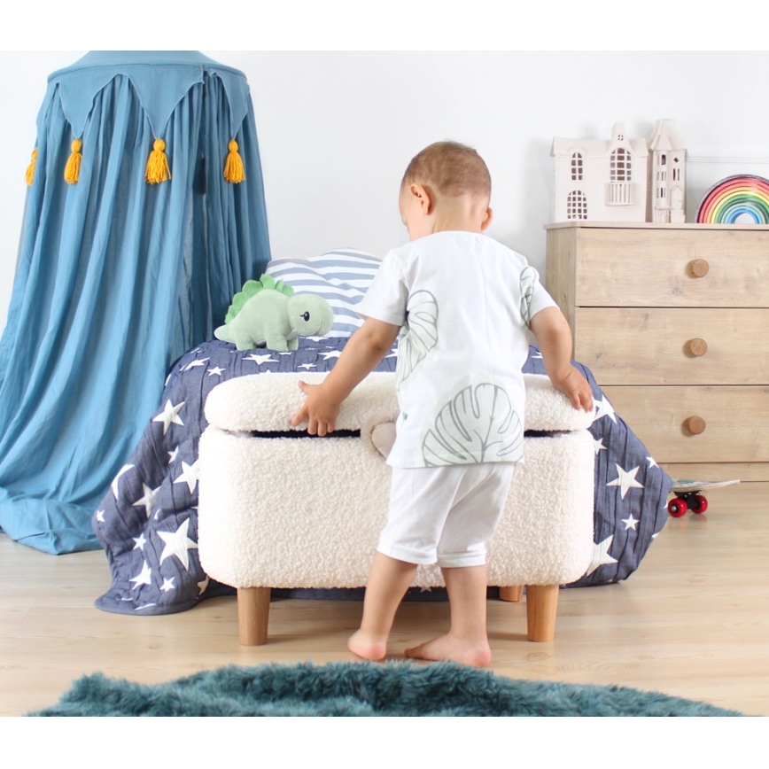 Hocker PIXI 37x61 cm weiß