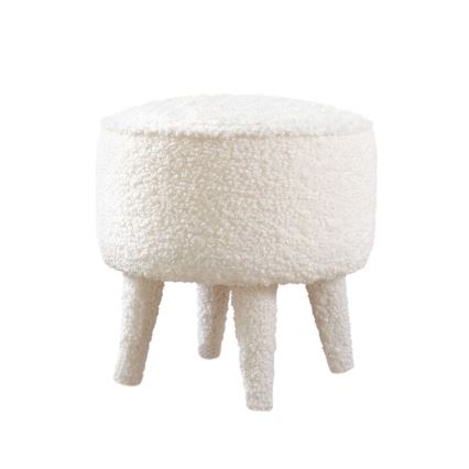 Hocker PIXI Ø 38 cm, weiß