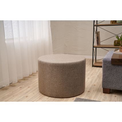 Hocker RABO Ø 58 cm, braun