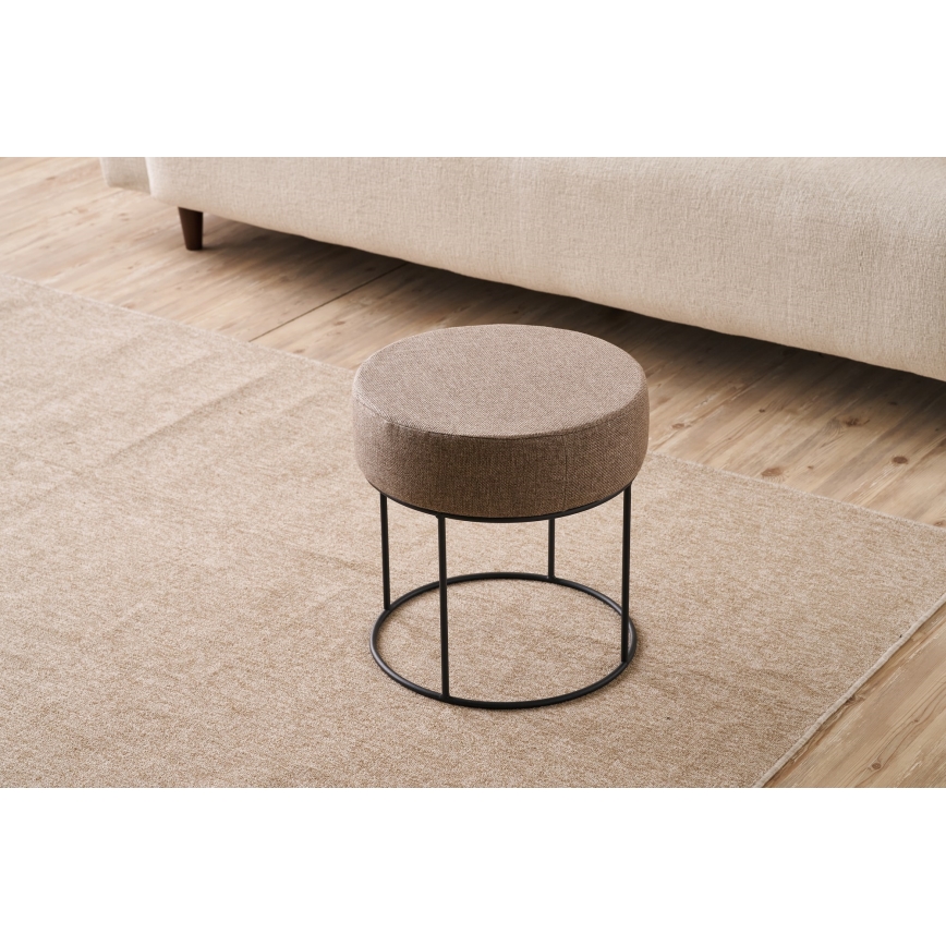 Hocker RELO Ø 40 cm, braun