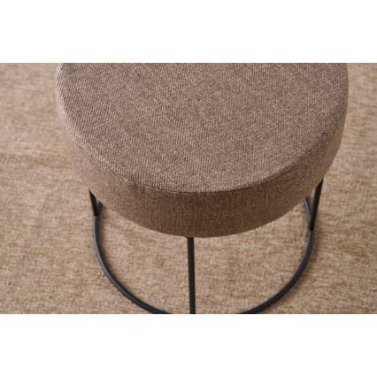 Hocker RELO Ø 40 cm, braun