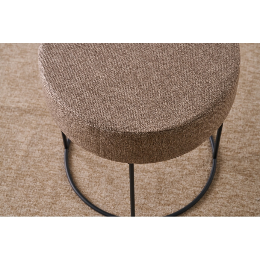 Hocker RELO Ø 40 cm, braun