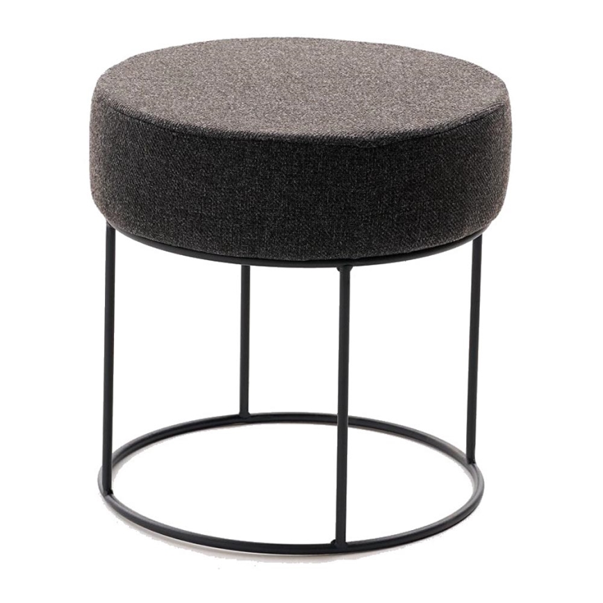 Hocker RELO Ø 40 cm, dunkelbraun