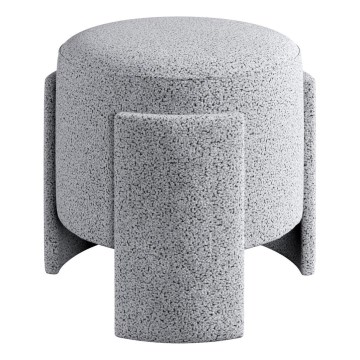 Hocker ROCKET Ø 39 cm grau
