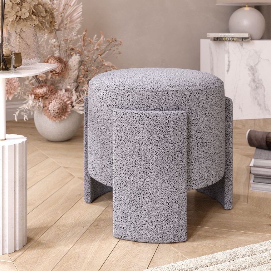Hocker ROCKET Ø 39 cm grau