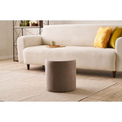 Hocker RONDO Ø 40 cm braun