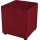Hocker SIX 40x40 cm, rot