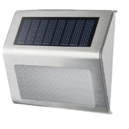 HÖFFTECH - 2er-Set LED-Solar-Wandleuchte, 1,2 V, 400 mAh, IP44