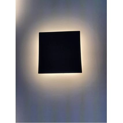 HÖFFTECH - LED-Außenwandleuchte, 10 W, 230 V, quadratisch, IP65