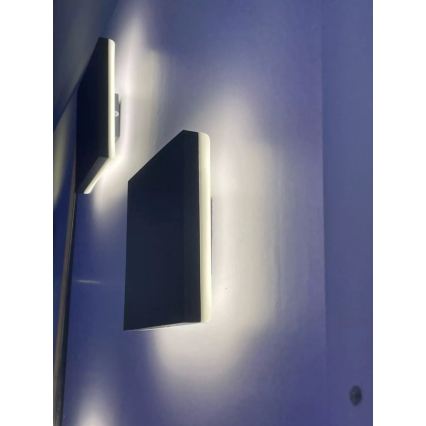 HÖFFTECH - LED-Außenwandleuchte, 10 W, 230 V, quadratisch, IP65