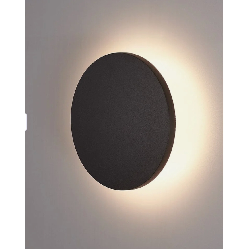 HÖFFTECH - LED-Außenwandleuchte LED/10W/230V rund IP65