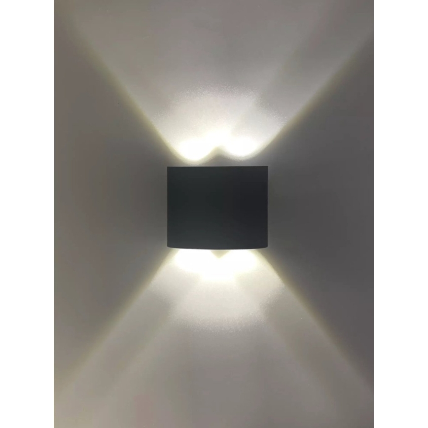 HÖFFTECH - LED Außenwandleuchte UP&DOWN 4xLED/1W/230V IP65