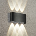 HÖFFTECH - LED Außenwandleuchte UP&DOWN 6xLED/1W/230V IP65
