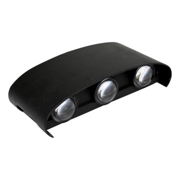HÖFFTECH - LED Außenwandleuchte UP&DOWN 6xLED/1W/230V IP65