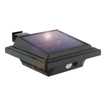 HÖFFTECH - LED-Solar-Wandleuchte mit Bewegungs- und Dämmerungssensor LED/3,7V 2000 mAh IP65