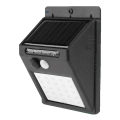 HÖFFTECH - LED-Solar-Wandleuchte mit Sensor LED/3,7V 1200 mAh IP65