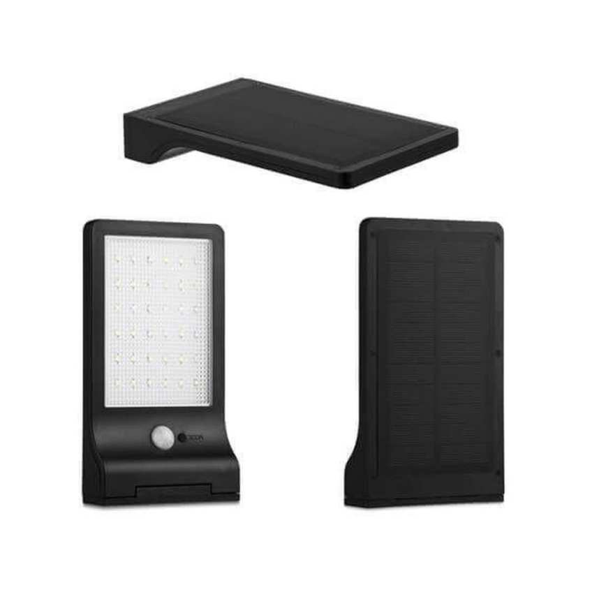 HÖFFTECH - LED-Solar-Wandleuchte mit Bewegungs- und Dämmerungssensor LED/3,7V 2200 mAh IP44