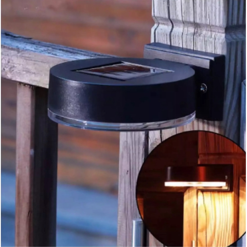 HÖFFTECH - Solar-LED-Wandleuchte LED/1,2V 600 mAh IP44