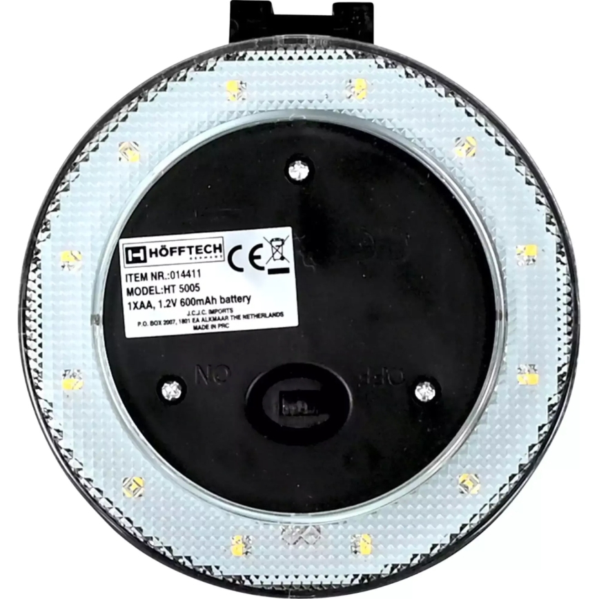 HÖFFTECH - Solar-LED-Wandleuchte LED/1,2V 600 mAh IP44