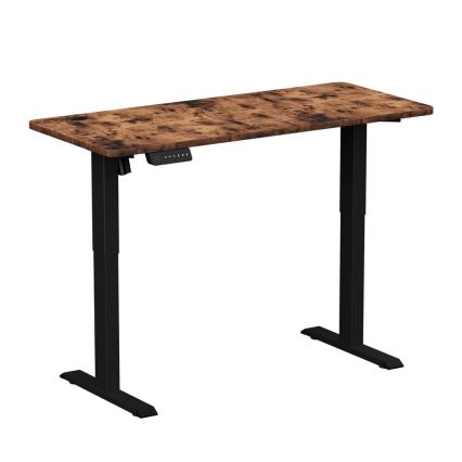 Höhenverstellbarer Schreibtisch LEVANO 140x60 cm Holz/schwarz