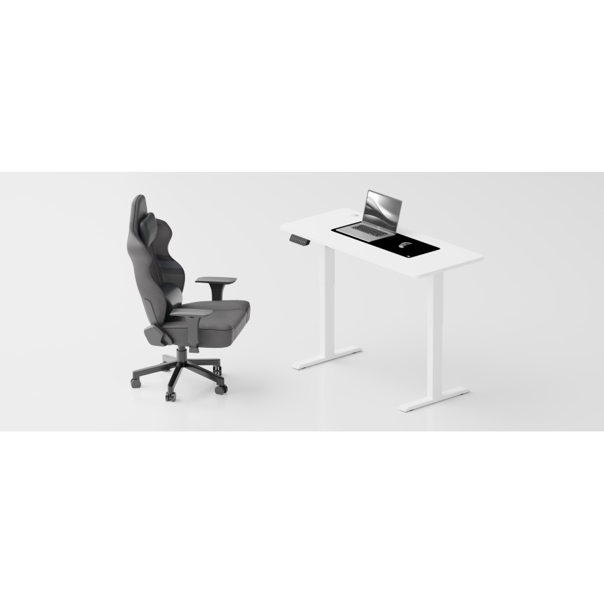 Höhenverstellbarer Schreibtisch LEVANO 140x60 cm weiß