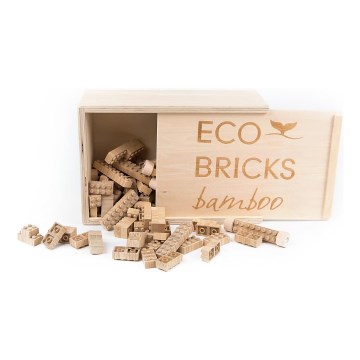 Holz-Baukasten ECO BRICKS – 250 Teile