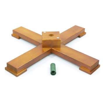 Holz-Weihnachtsbaumständer mit Halterdurchmesser 33 mm