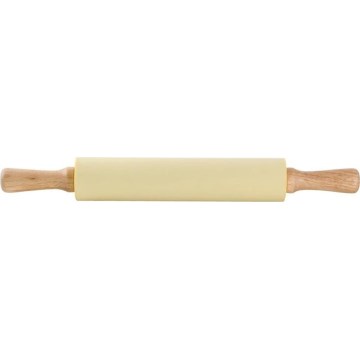 Holzwalze mit Silikon TORO 43 cm cremefarben