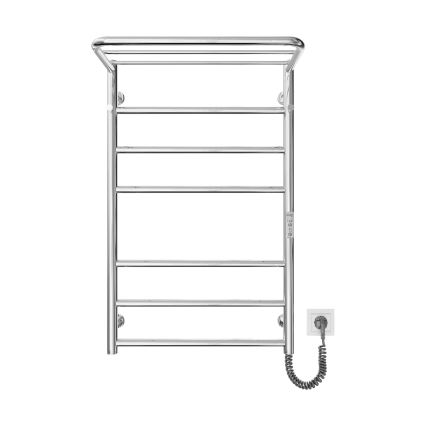 HOME Handtuchheizkörper für Badezimmer 95W/230V 77x53 cm Edelstahl/Chrom, rechts