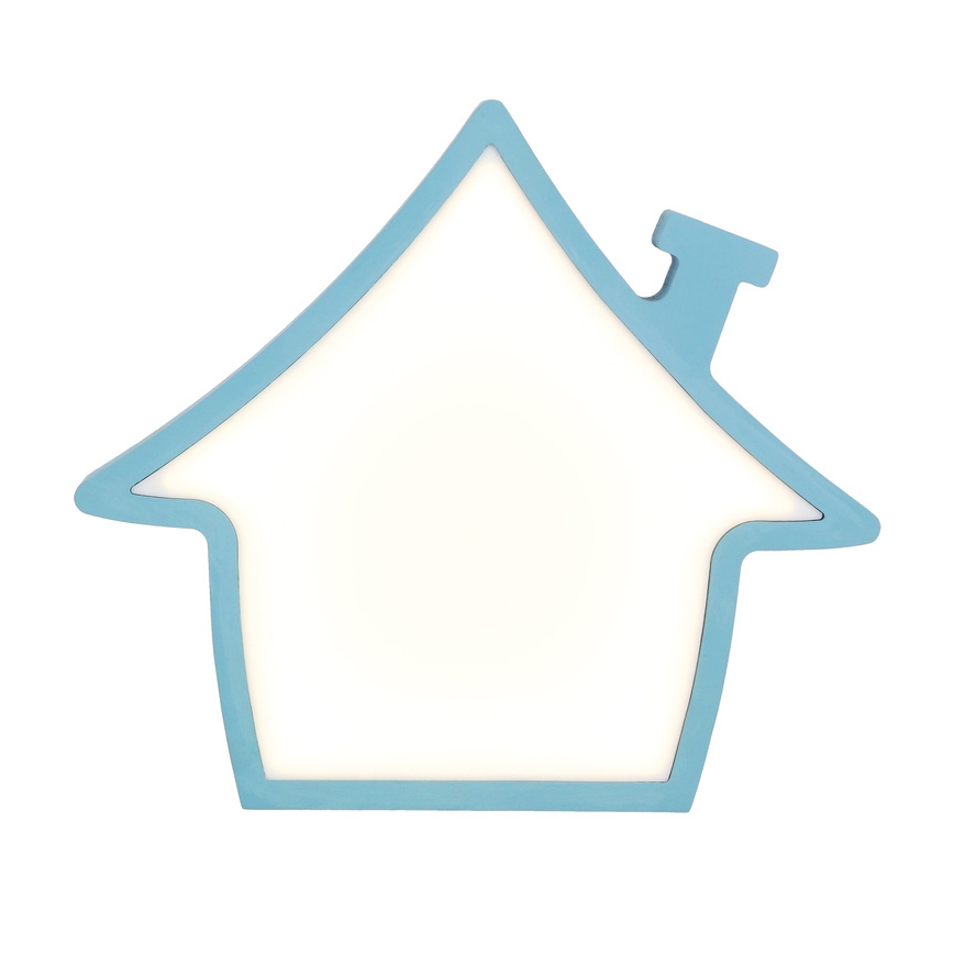 HOUSE LED Tischlampe für Kinder 10W/230V Blau