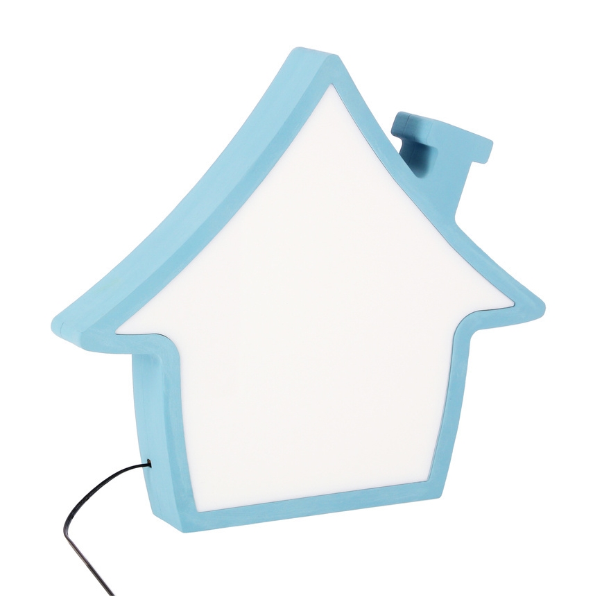 HOUSE LED Tischlampe für Kinder 10W/230V Blau