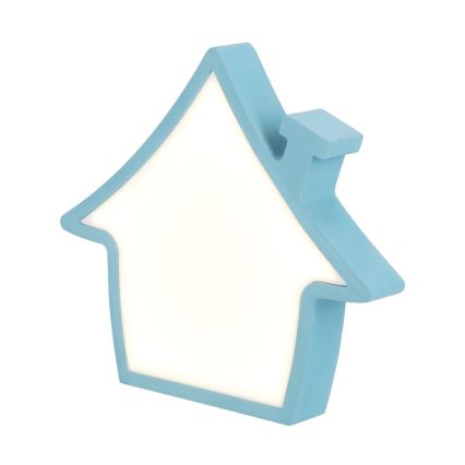 HOUSE LED Tischlampe für Kinder 10W/230V Blau