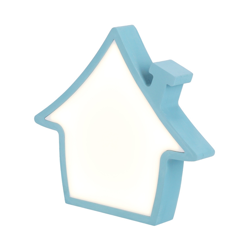 HOUSE LED Tischlampe für Kinder 10W/230V Blau