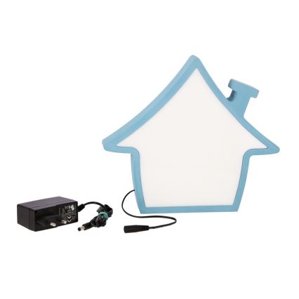 HOUSE LED Tischlampe für Kinder 10W/230V Blau