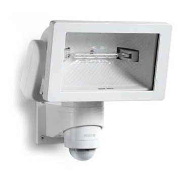 HS 150 DUO weiße Outdoor- Sensorleuchte