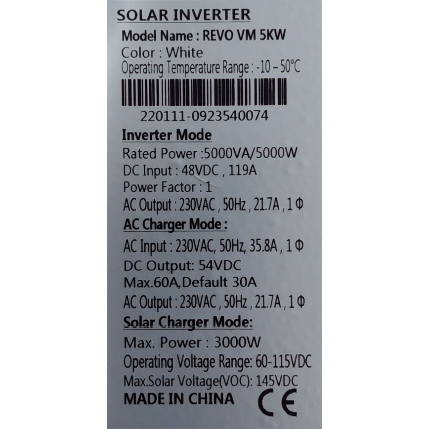 Hybridspannungswandler 5000W/48V