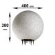IBV 409140-010 - Außenlampe GRANITE BALL 1xE27/25W/230V IP65 Dr. 400 mm
