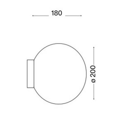 Ideal Lux 59815 - LED RGBW dimmbare Wandleuchte MAPA 1xE27/12W/230V 2700-6500K