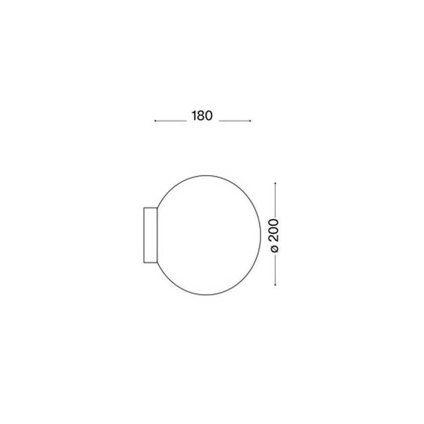 Ideal Lux 59815 - LED RGBW dimmbare Wandleuchte MAPA 1xE27/12W/230V 2700-6500K