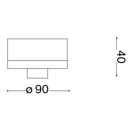 Ideal Lux - Außen-Deckenleuchte CLIO 1xE27/42W/230V IP44 Anthrazit