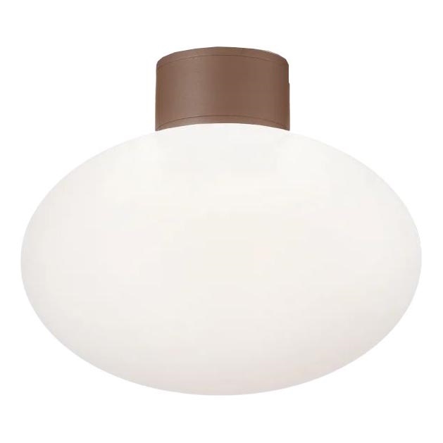 Ideal Lux - Außen-Deckenleuchte CLIO 1xE27/42W/230V IP44 Braun